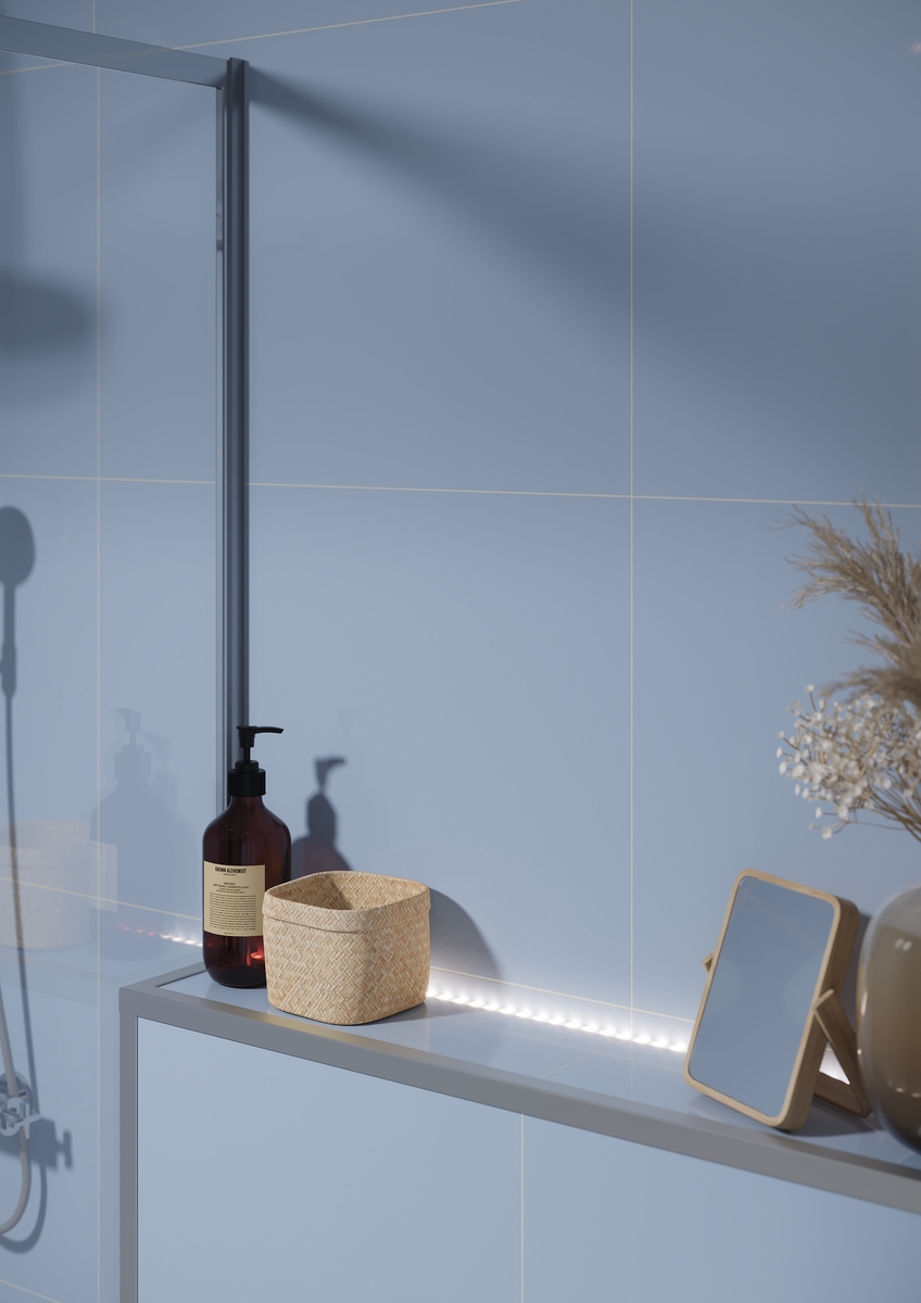 Frozen Blue 60 x 40 cm Fibo